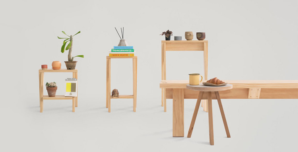 Kernel объединяет сингапурское производство мебели с японским мастерством