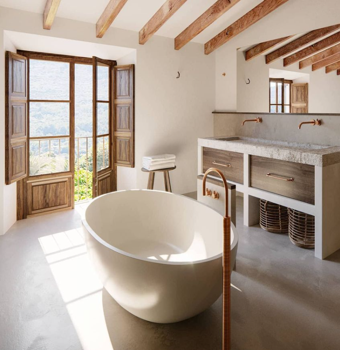 Как оформить ванную комнату в средиземноморском стиле