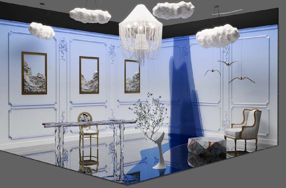 На выставке 100+ TechnoBuild покажут интерьерные облака, оазис будущего и одуванчики в человеческий рост Studio White Design Decornews.ru